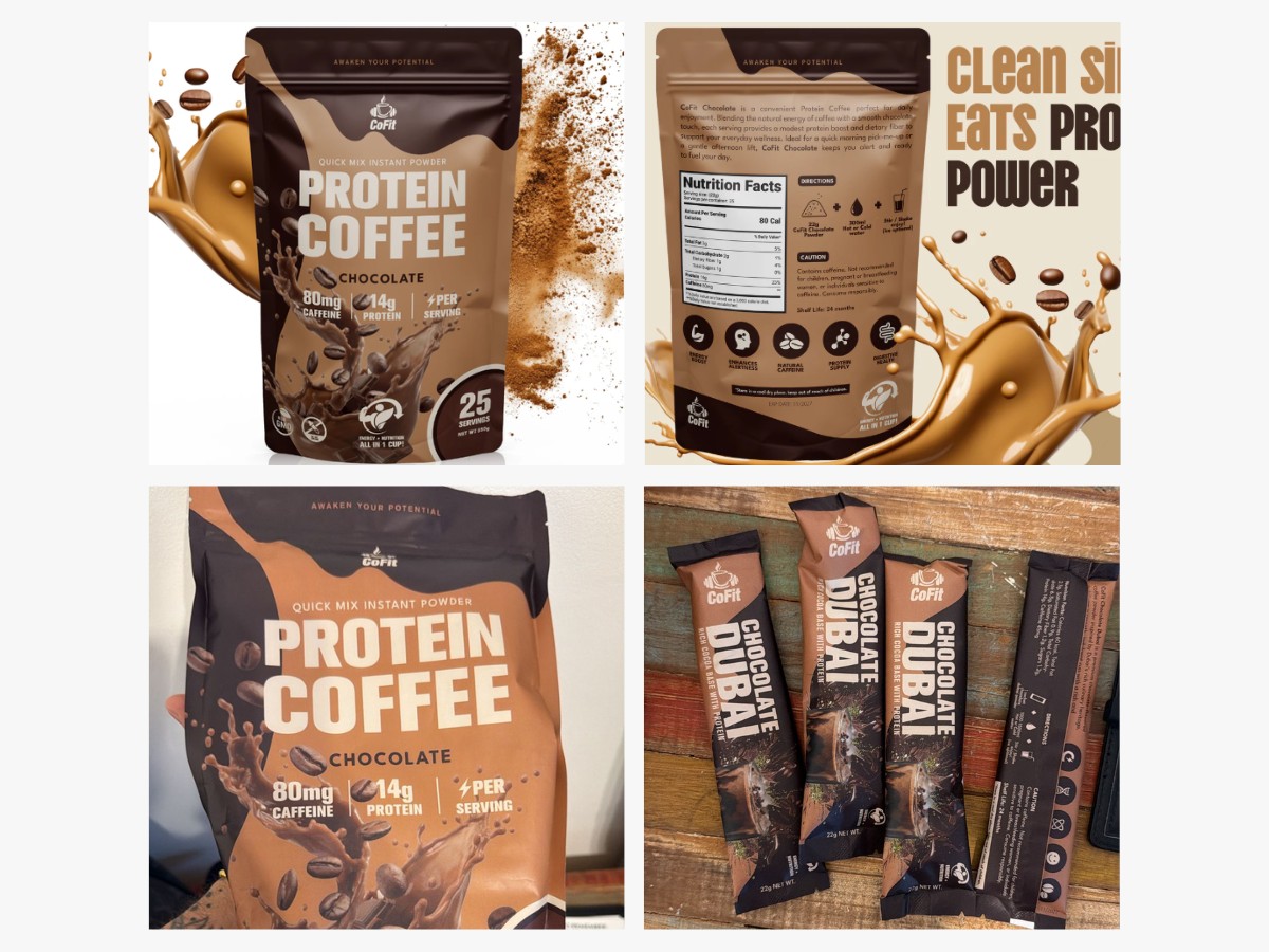 Packaging CoFit Protein Coffee
