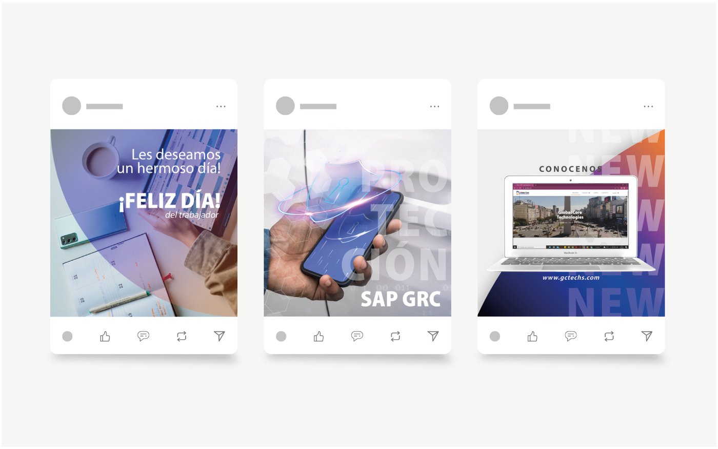 Global Core Technologies — posteos de Instagram